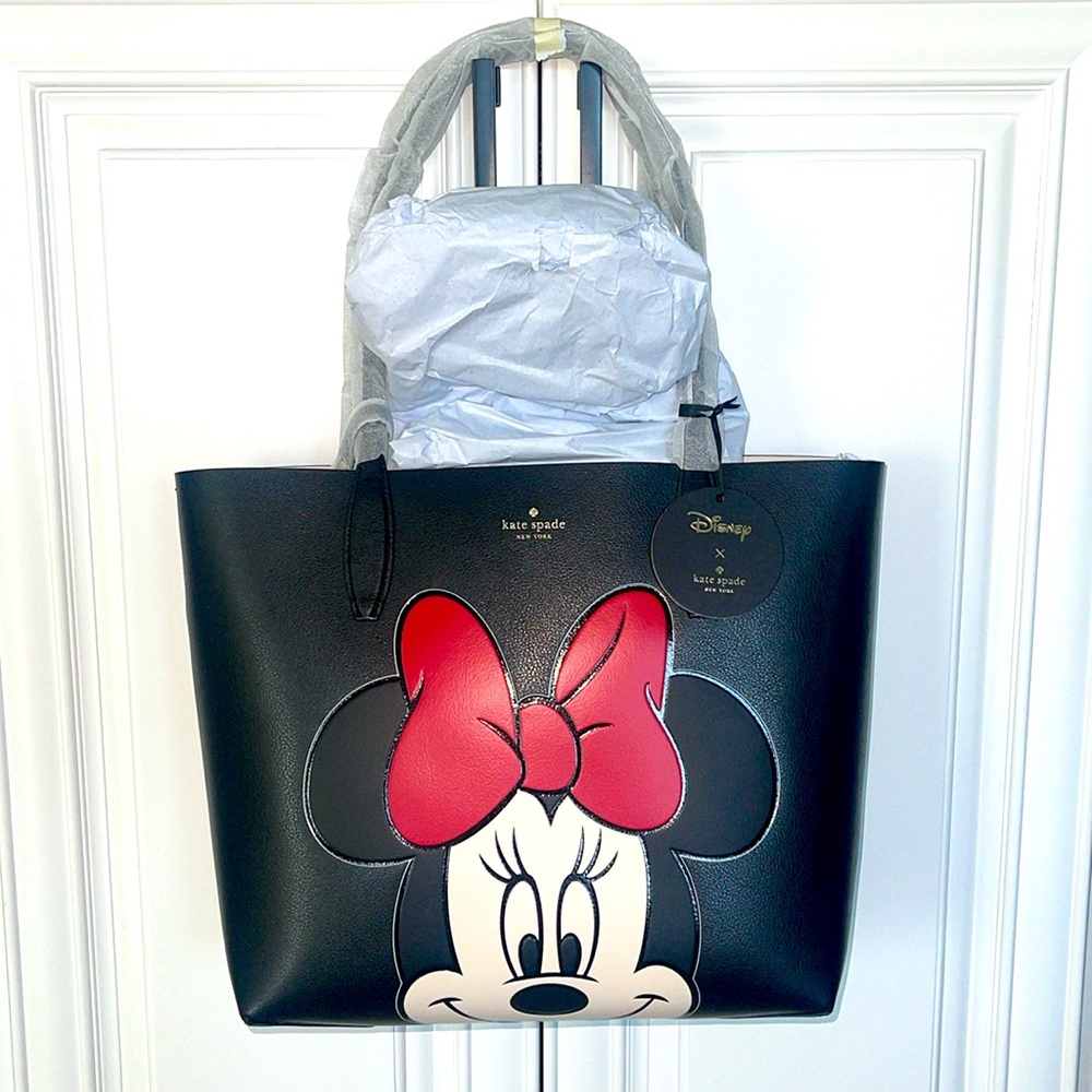 ❤️NWT!!!❤️ Kate Spade Black and Red Minnie Mouse Tote.